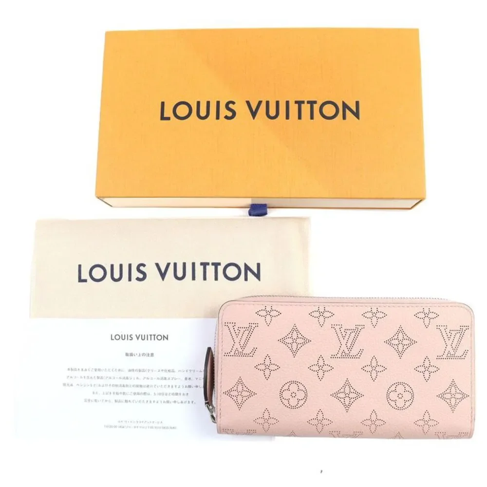 Louis Vuitton Mahina Monogram Leather Zippy Wallet